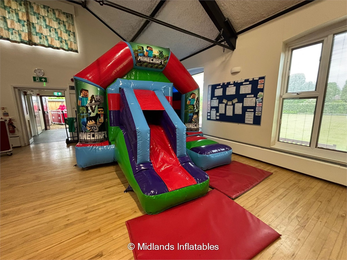 Minecraft Bounce and Slide Combo (12x17ft) - Bouncy Castle Hire in ...